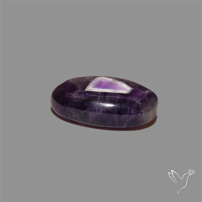 Chevron Amethyst Cabochon