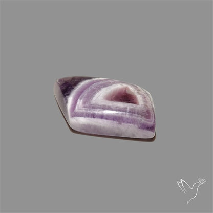 Chevron Amethyst Cabochon