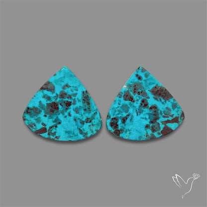 Chrysocolla Pair