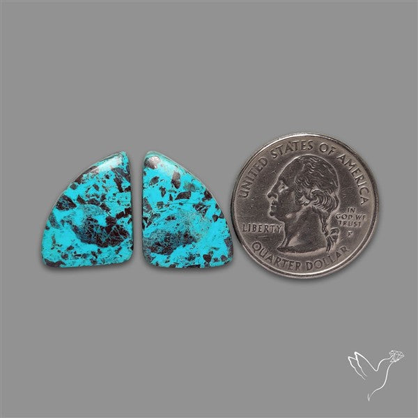 Chrysocolla Pair