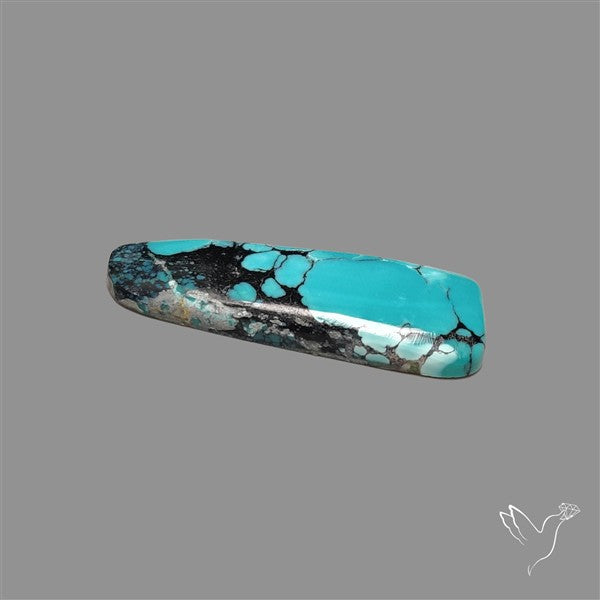 Hubei Turquoise Cabochon Thin Cut