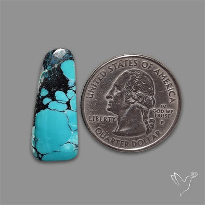 Hubei Turquoise Cabochon Thin Cut