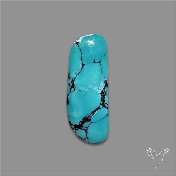 Hubei Turquoise Cabochon Thin Cut
