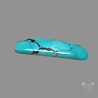 Hubei Turquoise Cabochon Thin Cut