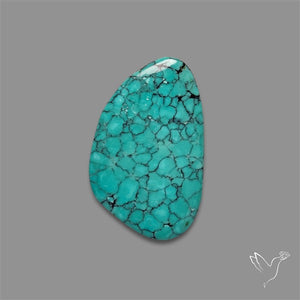 Hubei Turquoise Cabochon Thin Cut