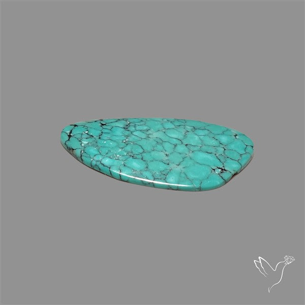 Hubei Turquoise Cabochon Thin Cut
