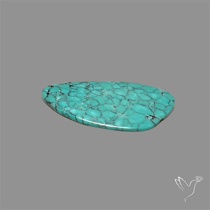 Hubei Turquoise Cabochon Thin Cut