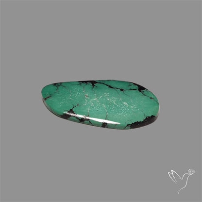 Hubei Turquoise Cabochon Thin Cut