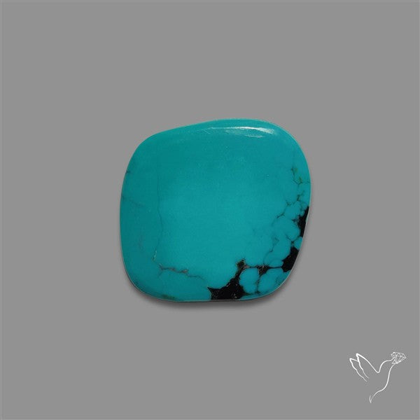 Hubei Turquoise Cabochon Thin Cut