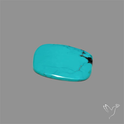 Hubei Turquoise Cabochon Thin Cut