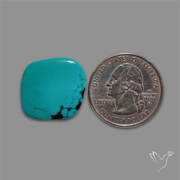Hubei Turquoise Cabochon Thin Cut