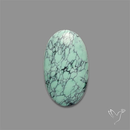 Rare Black Bridge Variscite Cabochon