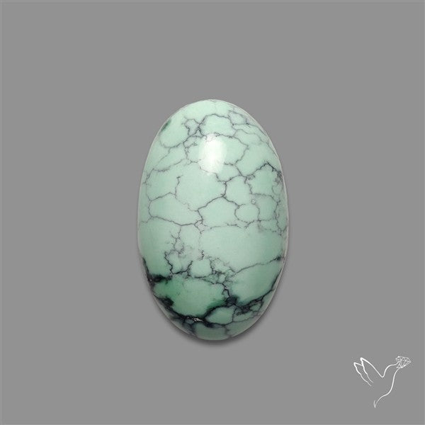 Rare Black Bridge Variscite Cabochon