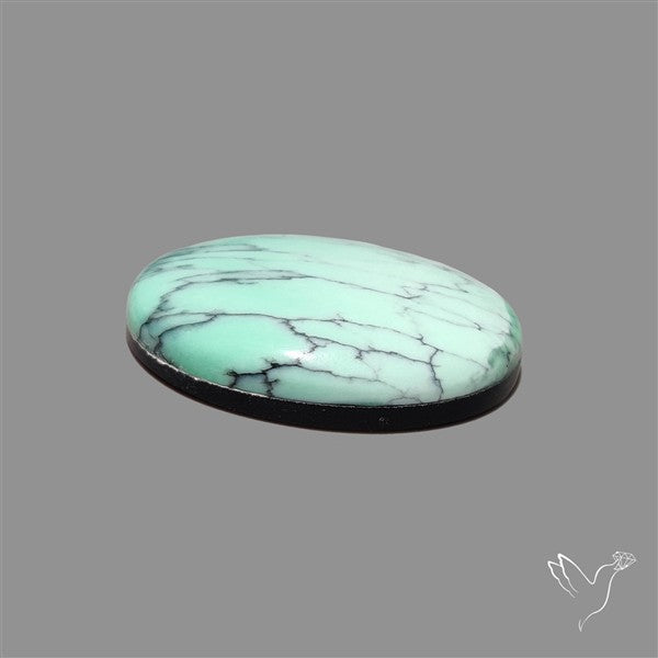 Rare Black Bridge Variscite Cabochon