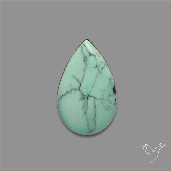Rare Black Bridge Variscite Cabochon