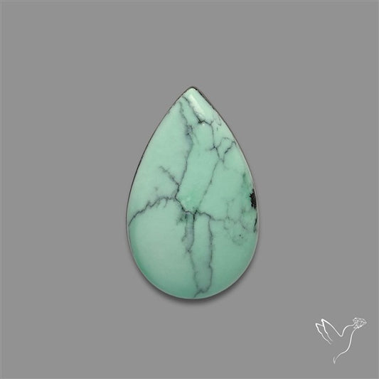 Rare Black Bridge Variscite Cabochon