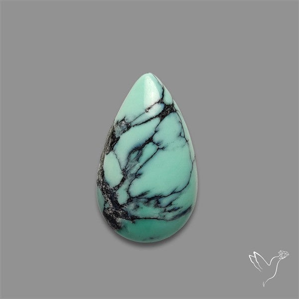 Rare Black Bridge Variscite Cabochon