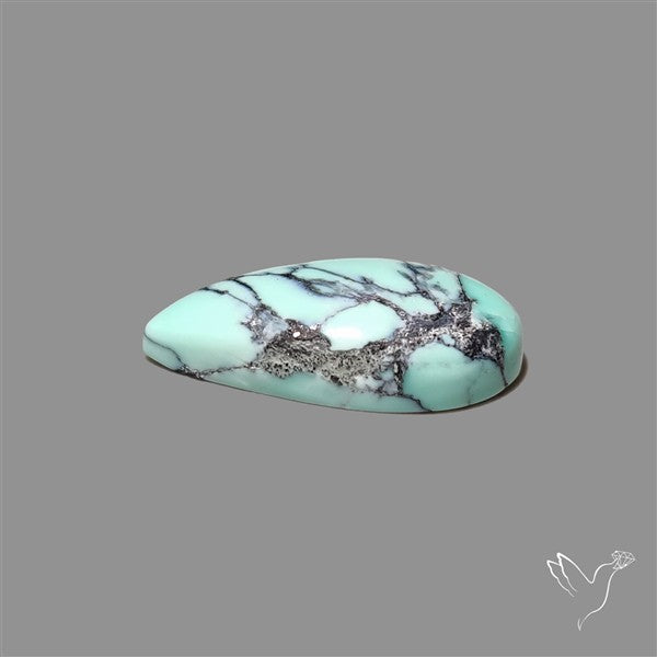 Rare Black Bridge Variscite Cabochon