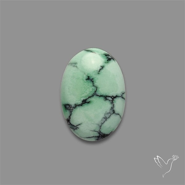 Rare Black Bridge Variscite Cabochon