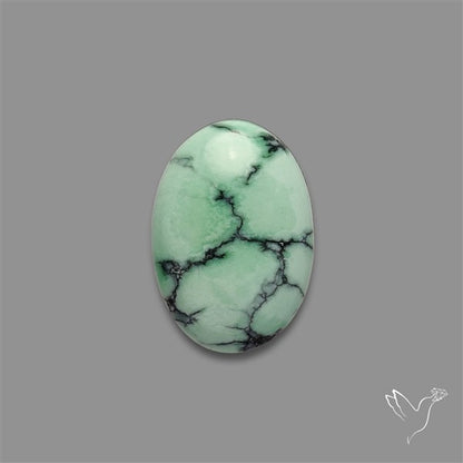 Rare Black Bridge Variscite Cabochon