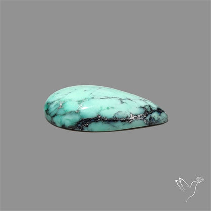 Rare Black Bridge Variscite Cabochon