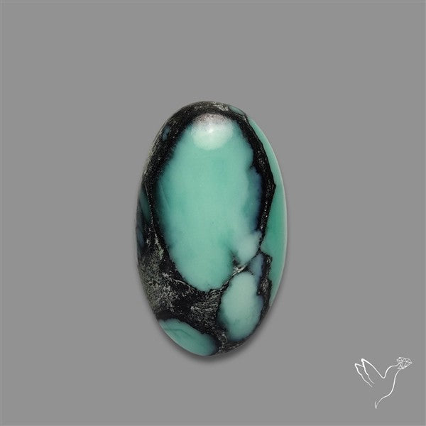 Rare Black Bridge Variscite Cabochon