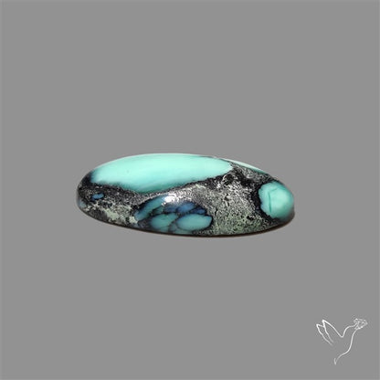 Rare Black Bridge Variscite Cabochon