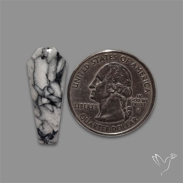 Pinolith Cabochon Coffin Shaped
