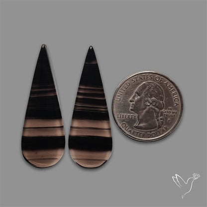 Midnight Obsidian Pair