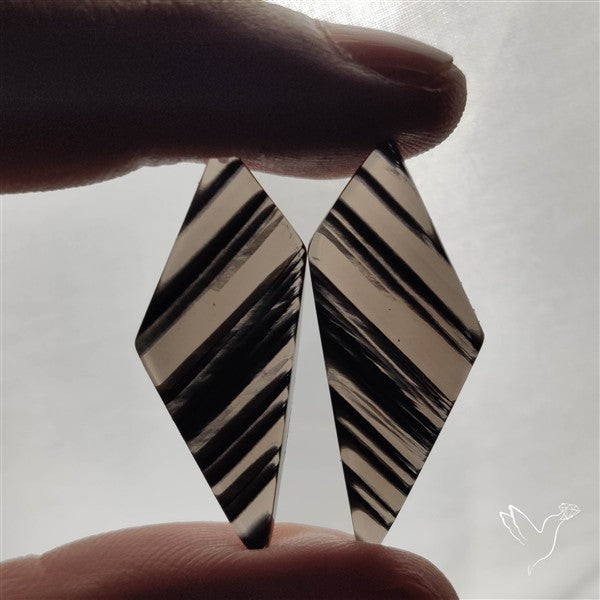 Midnight Obsidian Pair