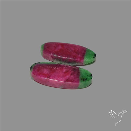 Ruby In Zoisite Pair