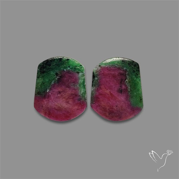 Ruby In Zoisite Pair
