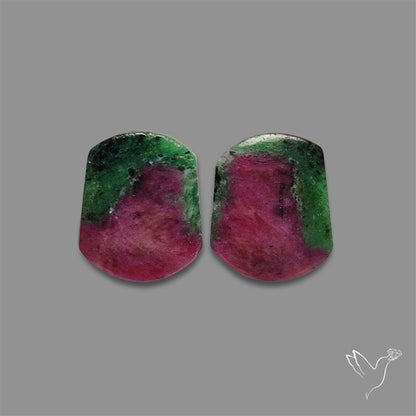 Ruby In Zoisite Pair