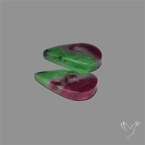 Ruby In Zoisite Pair