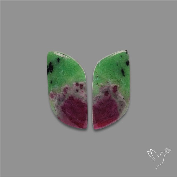 Ruby In Zoisite Pair