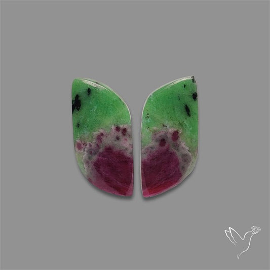 Ruby In Zoisite Pair