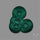 Rare Malachite Stalactite Cluster with Chattoyancy Slice