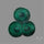 Rare Malachite Stalactite Cluster with Chattoyancy Slice