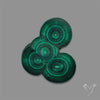 Rare Malachite Stalactite Cluster with Chattoyancy Slice
