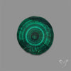 Rare Malachite Stalactite with Chattoyancy Slice