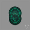 Rare Malachite Stalactite with Chattoyancy Slice