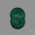 Rare Malachite Stalactite with Chattoyancy Slice