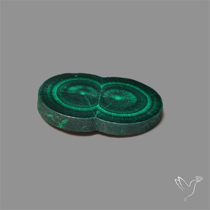 Rare Malachite Stalactite with Chattoyancy Slice