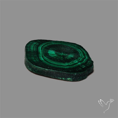 Rare Malachite Stalactite with Chattoyancy Slice