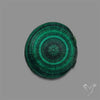 Rare Malachite Stalactite with Chattoyancy Slice