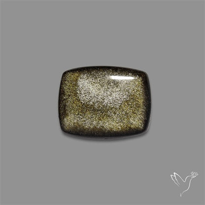 Goldsheen Obsidian Cabochon