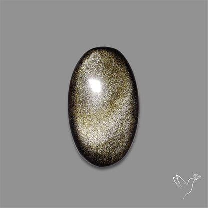 Goldsheen Obsidian Cabochon