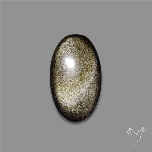 Goldsheen Obsidian Cabochon