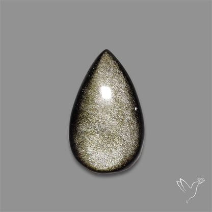 Goldsheen Obsidian Cabochon