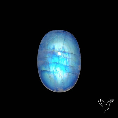 Rainbow Moonstone High Grade Cabochon